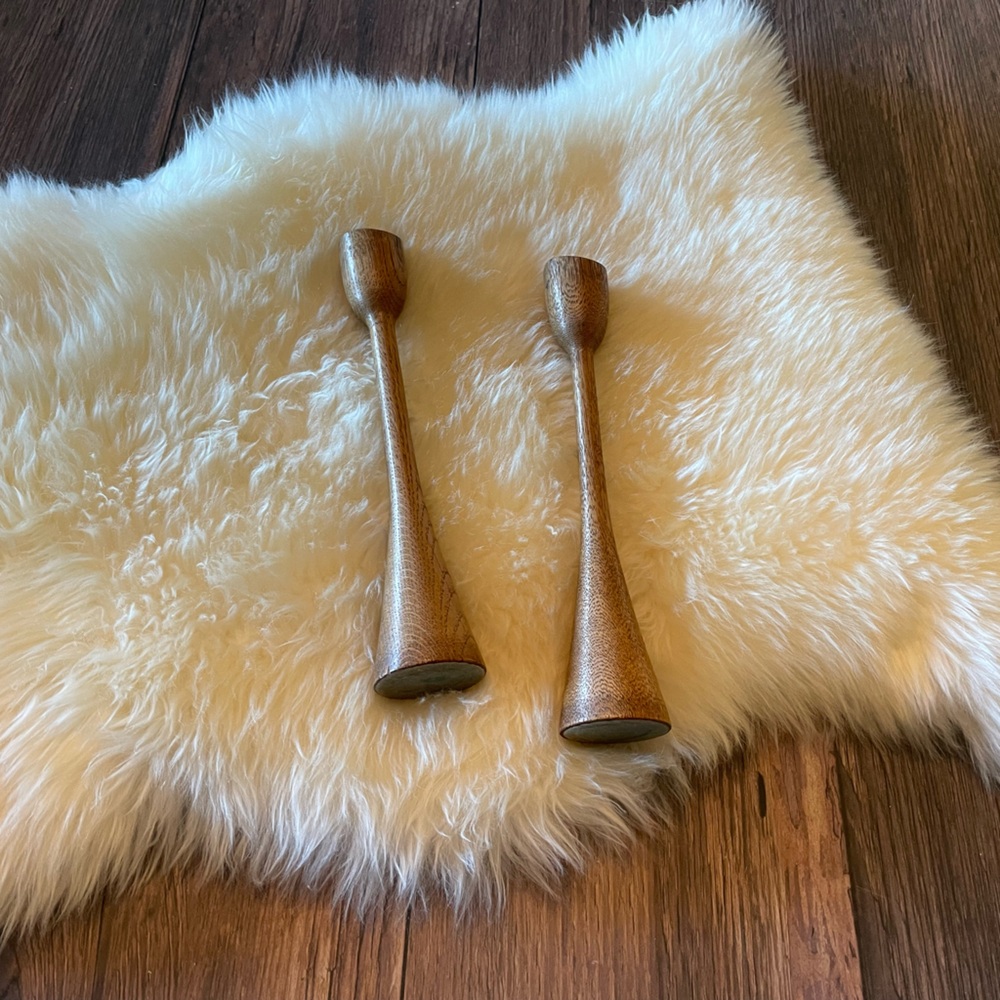 Mid-Century Danish Tulip Candle Holders ~ 1960s - Picture 5 of 7